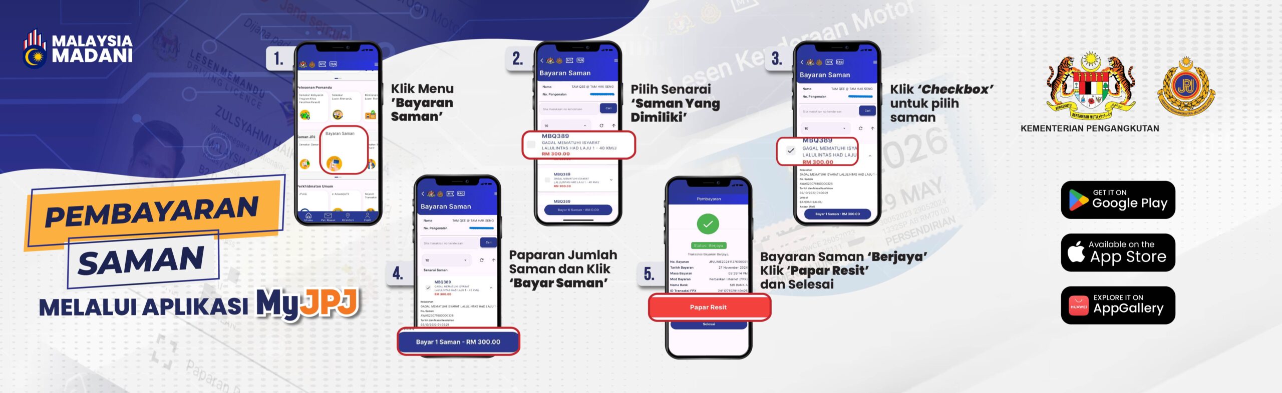 Pembayaran Saman
